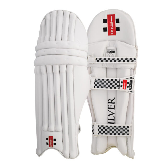 Silver Gray Nicolls Batting Pads