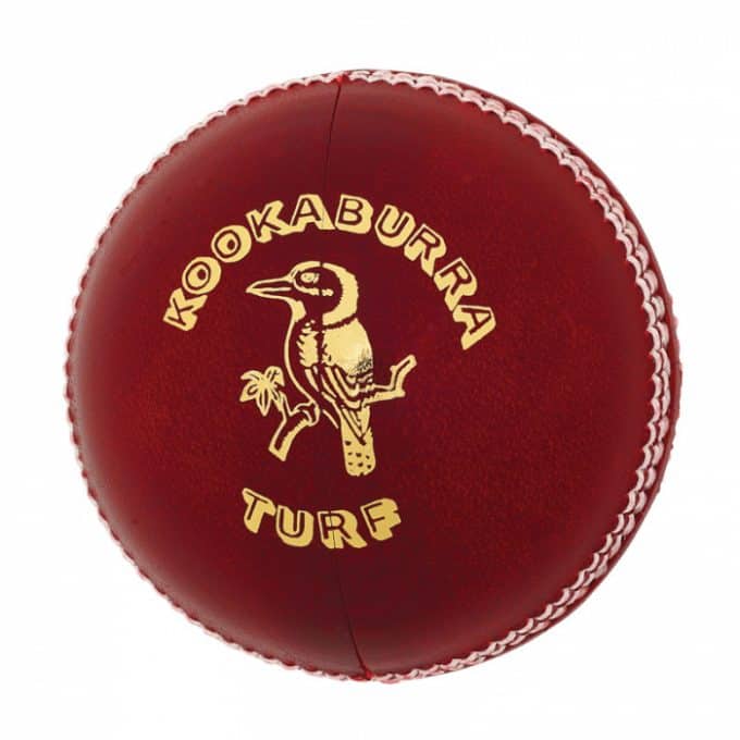 Turf Red Kookaburra Cricket Ball Meulemans Cricket Centre