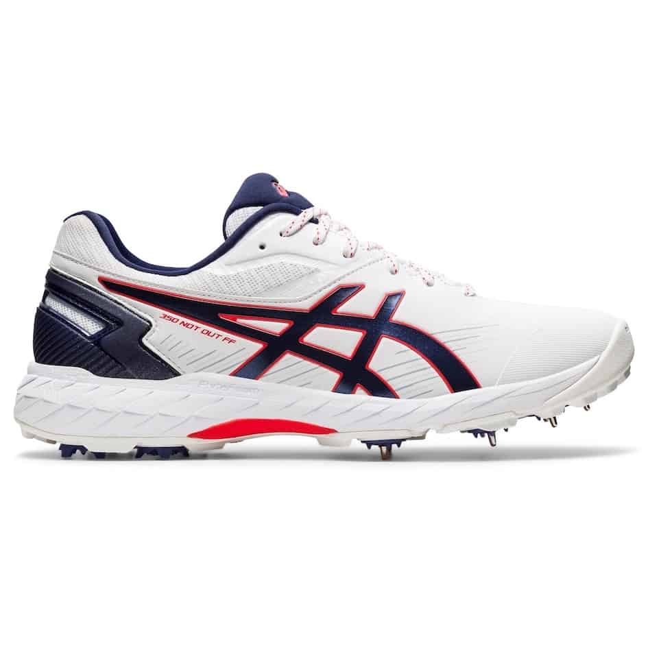 Gel 350 Not Out Asics Shoes (Red) Meulemans Cricket Centre