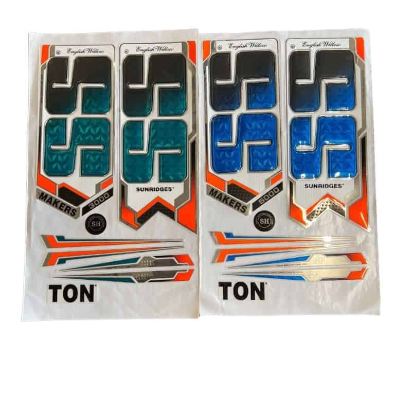 SS Bat Stickers Meulemans Cricket Centre