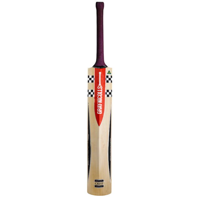 Crest Light Gray Nicolls Bat - Image 3