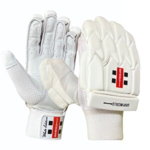 White Edition Gray Nicolls Batting Gloves